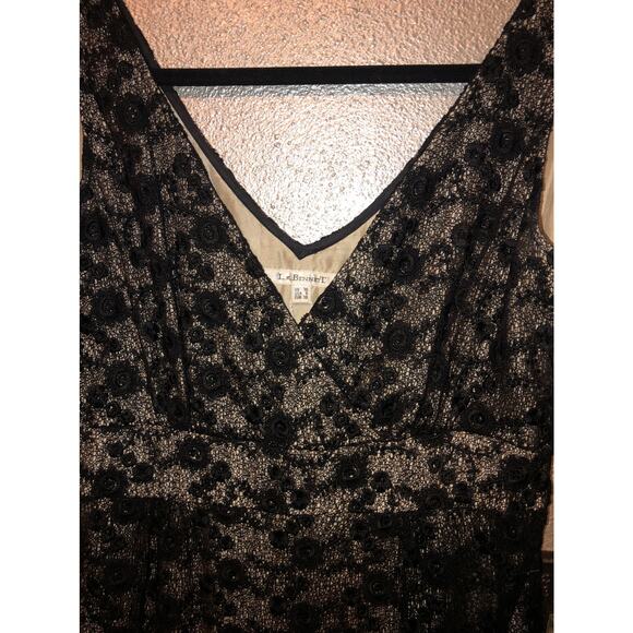 LK Bennett Cocktail Prom New Years Eve Floral Lace Surplice Sleeveless Dress - Picture 12 of 12